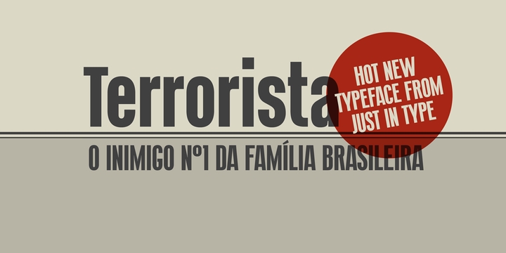 Ejemplo de fuente Terrorista Dilma